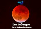 Lua de Sangue de 7 de setembro de 2025: tudo sobre o eclipse lunar total mais longo do ano