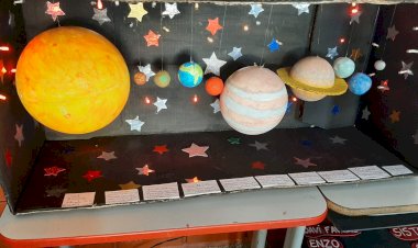 Alunos do 5º Ano C da Escola Alberto Gandur se Destacam em Projeto de Astronomia