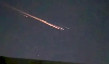 Lixo espacial sobre os céus do Brasil nesta quarta-feira 14 de maio.