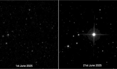 Estrela Explode na Constelação do Lobo: Astrônomos Registram Espetacular Fenômeno Cósmico