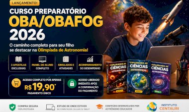 Curso preparatório para OBA/OBAFOG 2026 é lançado com acesso completo e material exclusivo