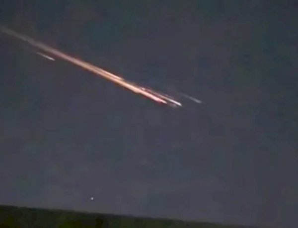 Lixo espacial sobre os céus do Brasil nesta quarta-feira 14 de maio.