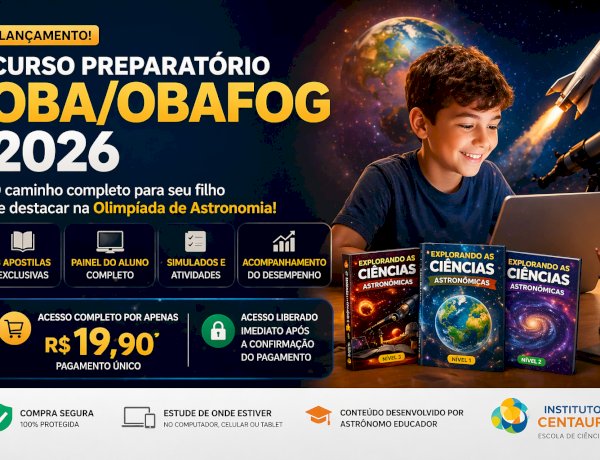 Curso preparatório para OBA/OBAFOG 2026 é lançado com acesso completo e material exclusivo