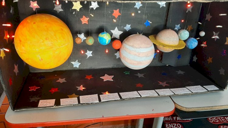 Alunos do 5º Ano C da Escola Alberto Gandur se Destacam em Projeto de Astronomia