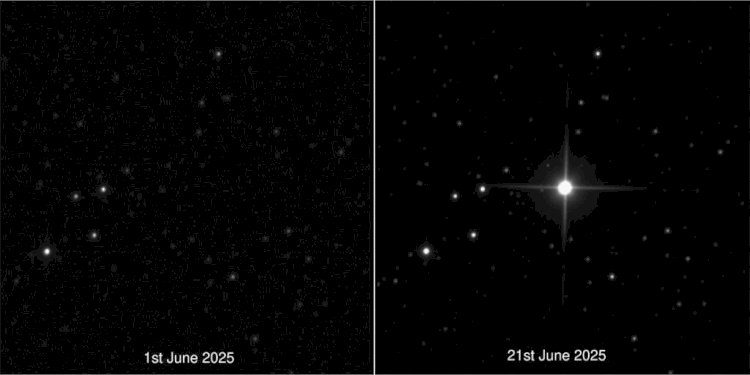 Estrela Explode na Constelação do Lobo: Astrônomos Registram Espetacular Fenômeno Cósmico