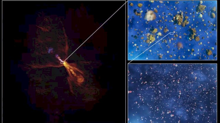 Registro em mais detalhes da formação planetária - ESO/L. Calçada/ALMA(ESO/NAOJ/NRAO)/M. McClure et al.